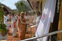 Inauguration of new guest house at Shirali by H H Swamiji (10 April 2025) (Pic Courtesy Shri Dinesh Karkal)